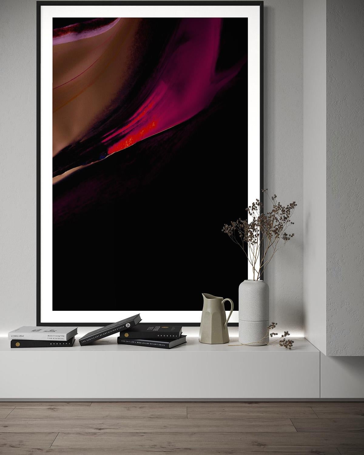 Arte moderna, Arte moderna astratta, Fotografia astratta rosa-Mingle IV in vendita 1
