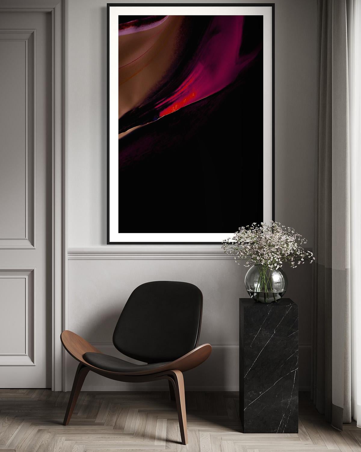 Arte moderna, Arte moderna astratta, Fotografia astratta rosa-Mingle IV in vendita 2