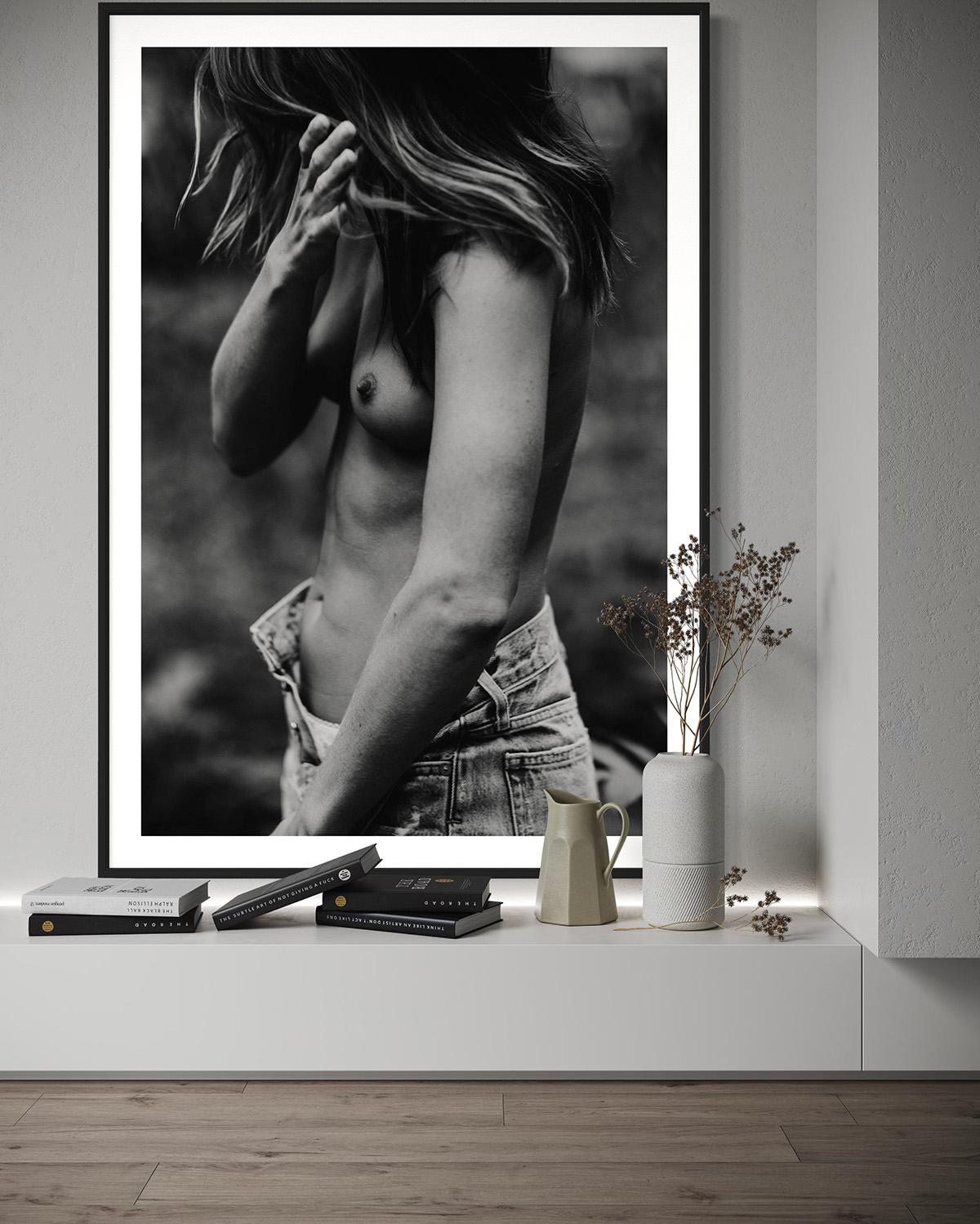 Fotografía de desnudos, Fotografía en blanco y negro, Impresiones de desnudos-En el desnudo 911 en venta 2
