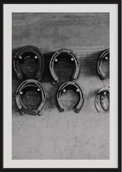 "Western Art Shoe Store", Western Horse Photography, Black and White