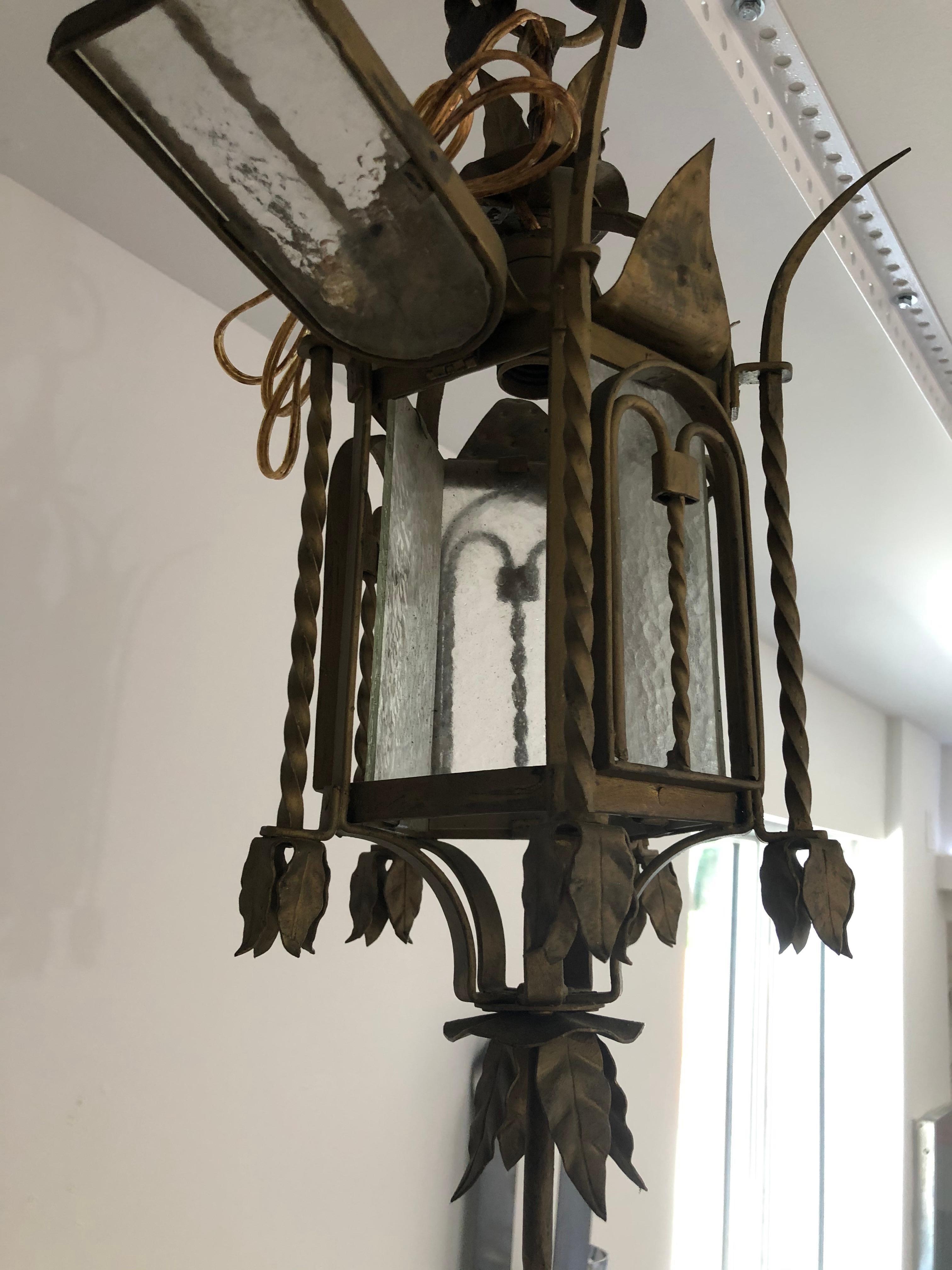 Hand-Crafted Addison Mizner Style Spanish Colonial Chandeliers