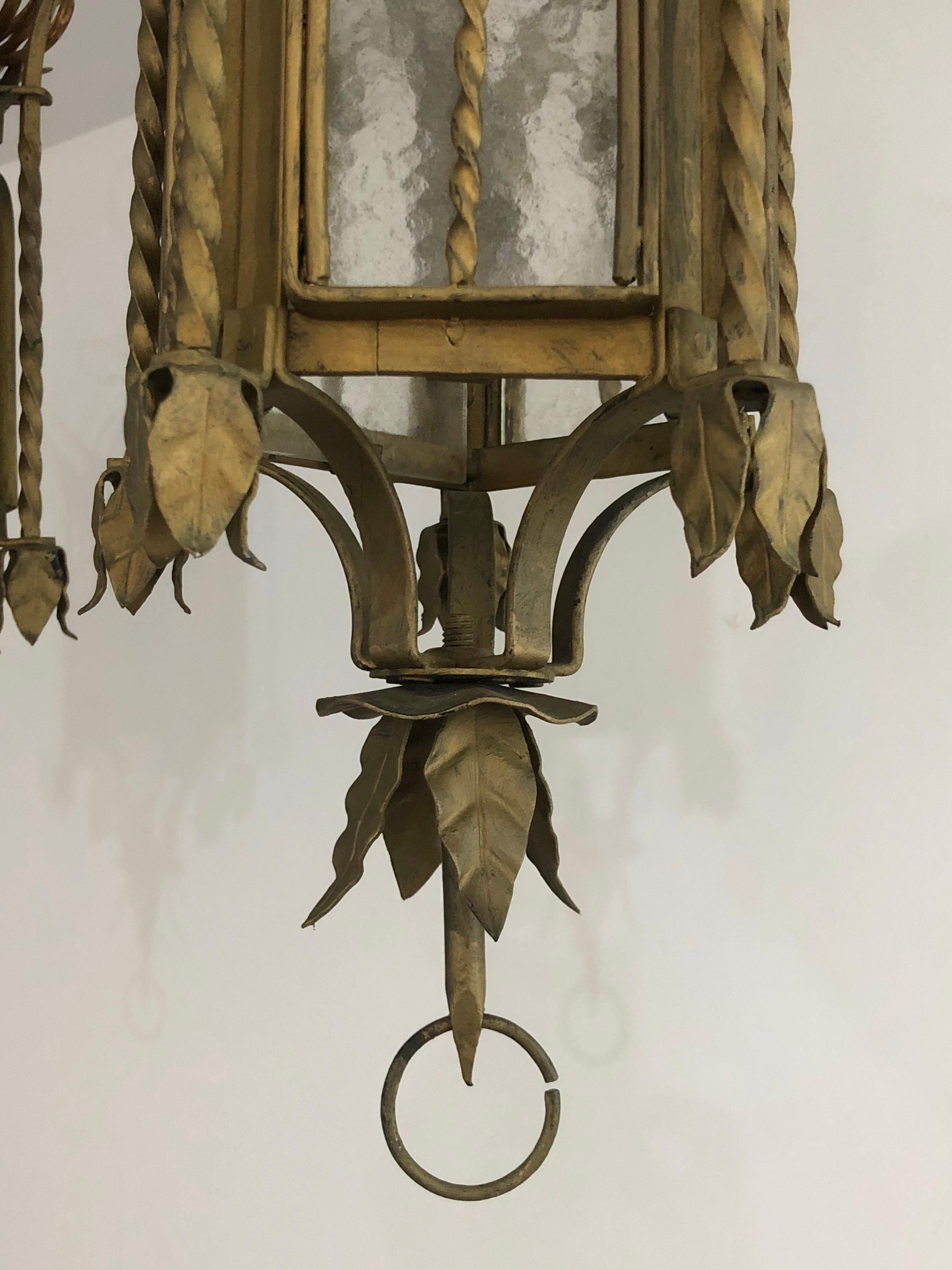 Addison Mizner Style Spanish Colonial Chandeliers In Good Condition In West Palm Beach, FL