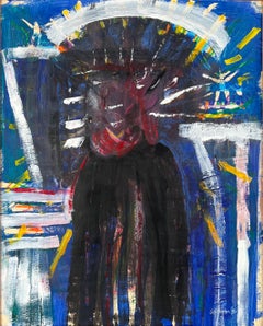 "Spirito del bufalo" - Figurativo espressionista astratto di Las Vegas