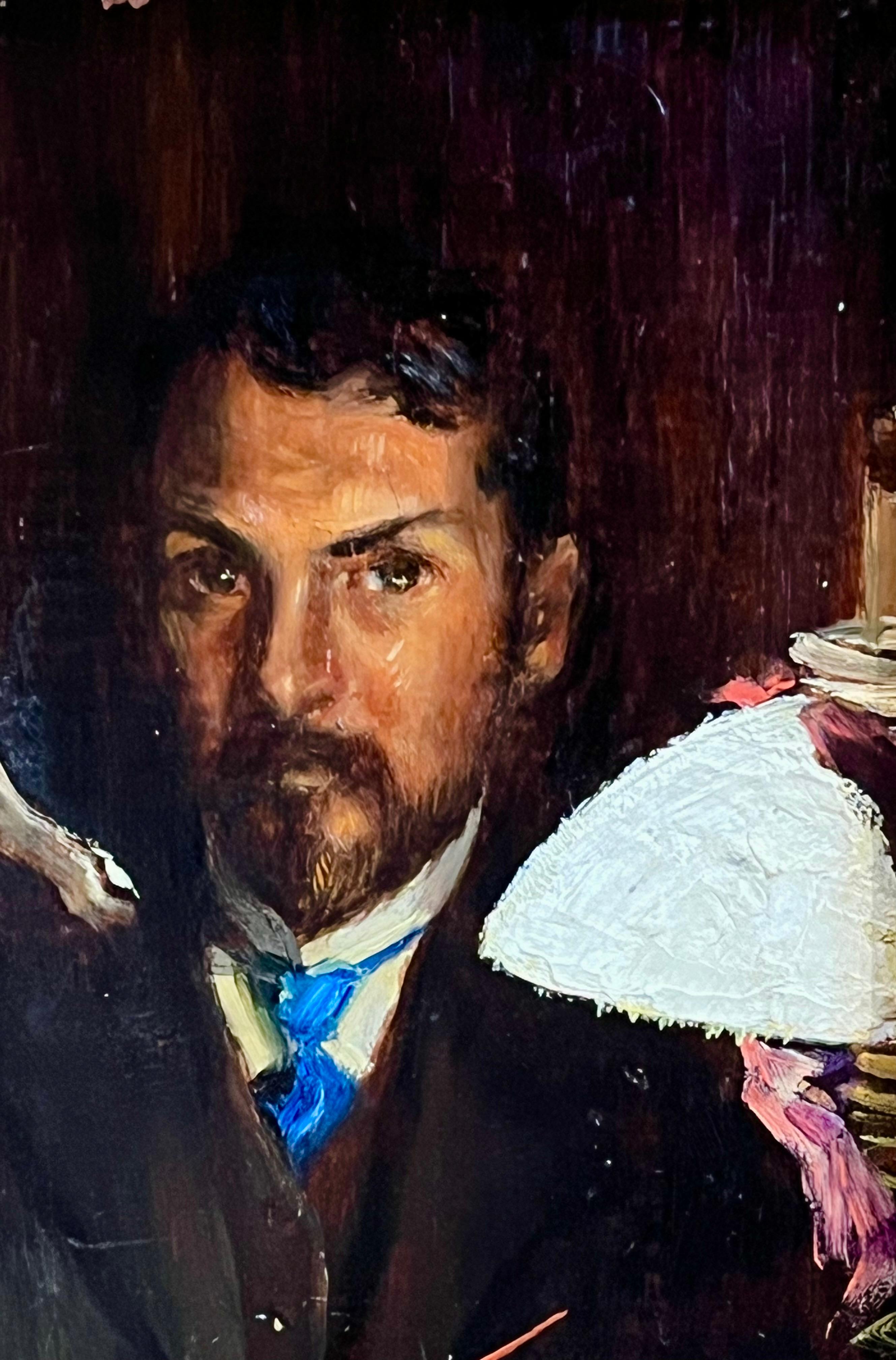 Self-Portrait di Addison Thomas Millar alla scrivania in vendita 2