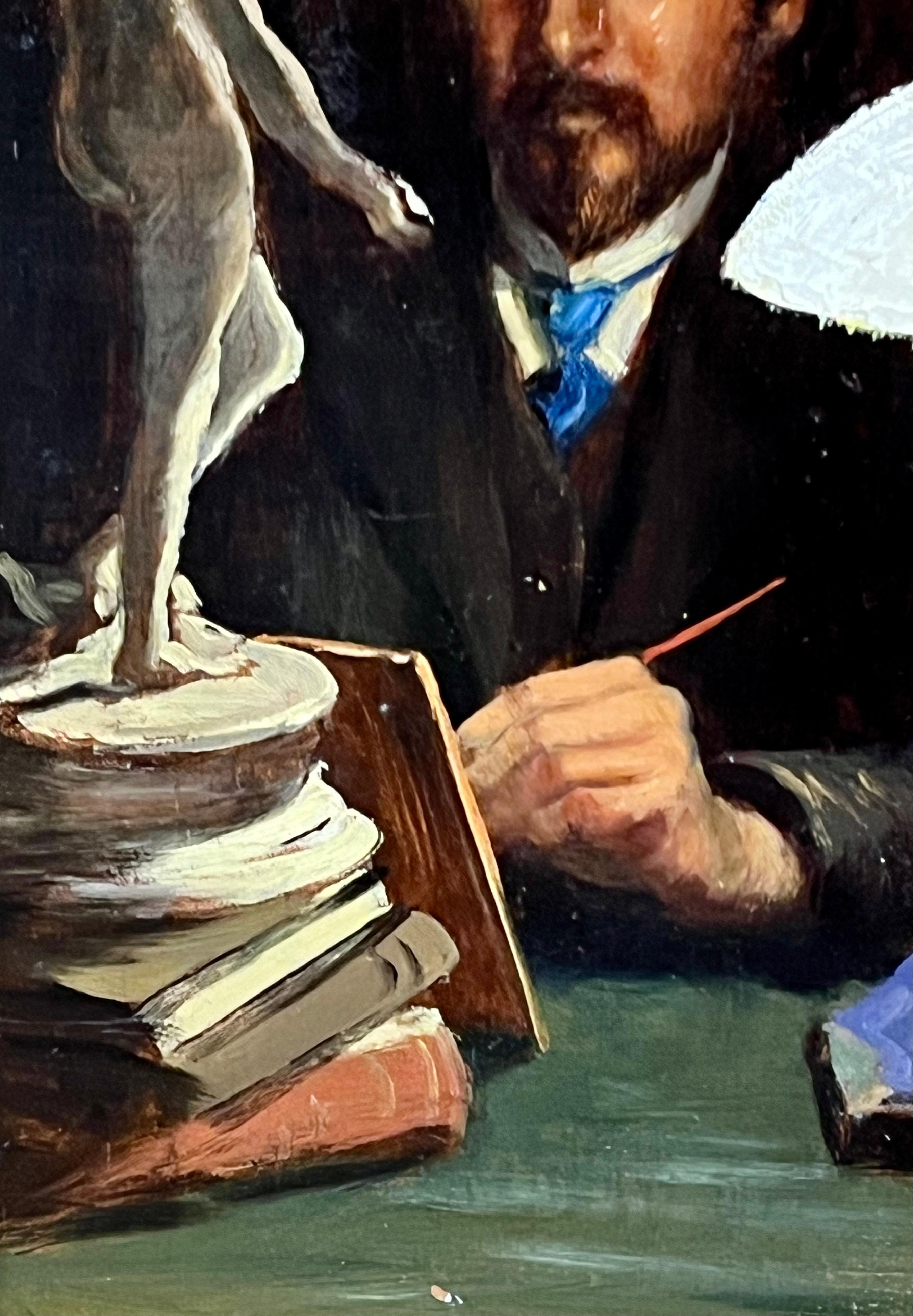 Self-Portrait di Addison Thomas Millar alla scrivania in vendita 3