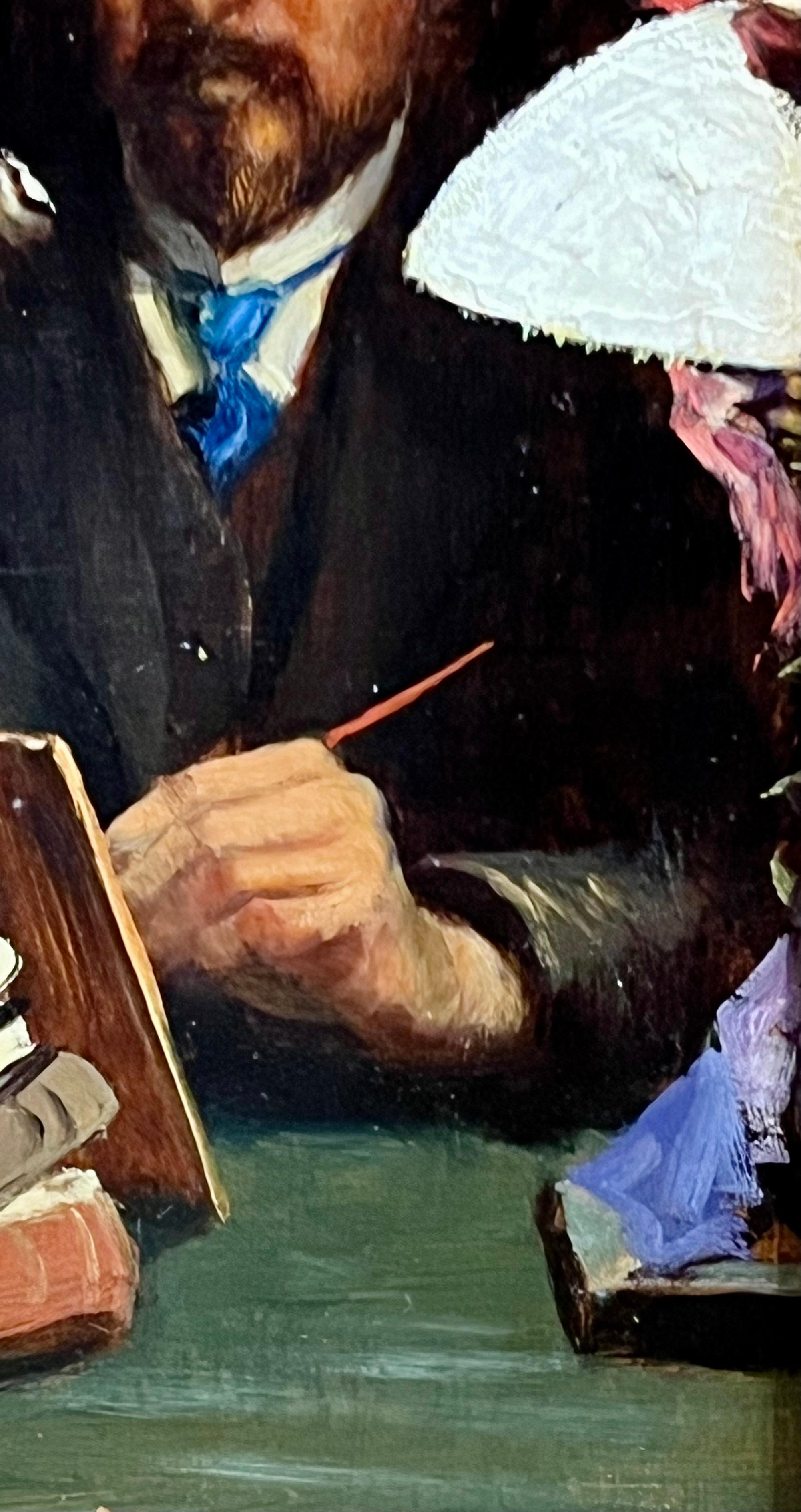 Self-Portrait di Addison Thomas Millar alla scrivania in vendita 4