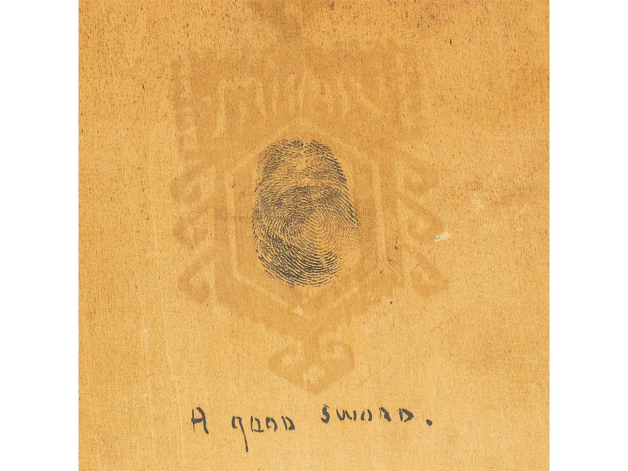 ADDISON THOMAS MILLAR
Américain, 1850-1913

Le marchand d'épées

Signé Addison AT&T Millar 

Huile sur carton
10 in x 8 in 
Encadré : 18 po x 10 po