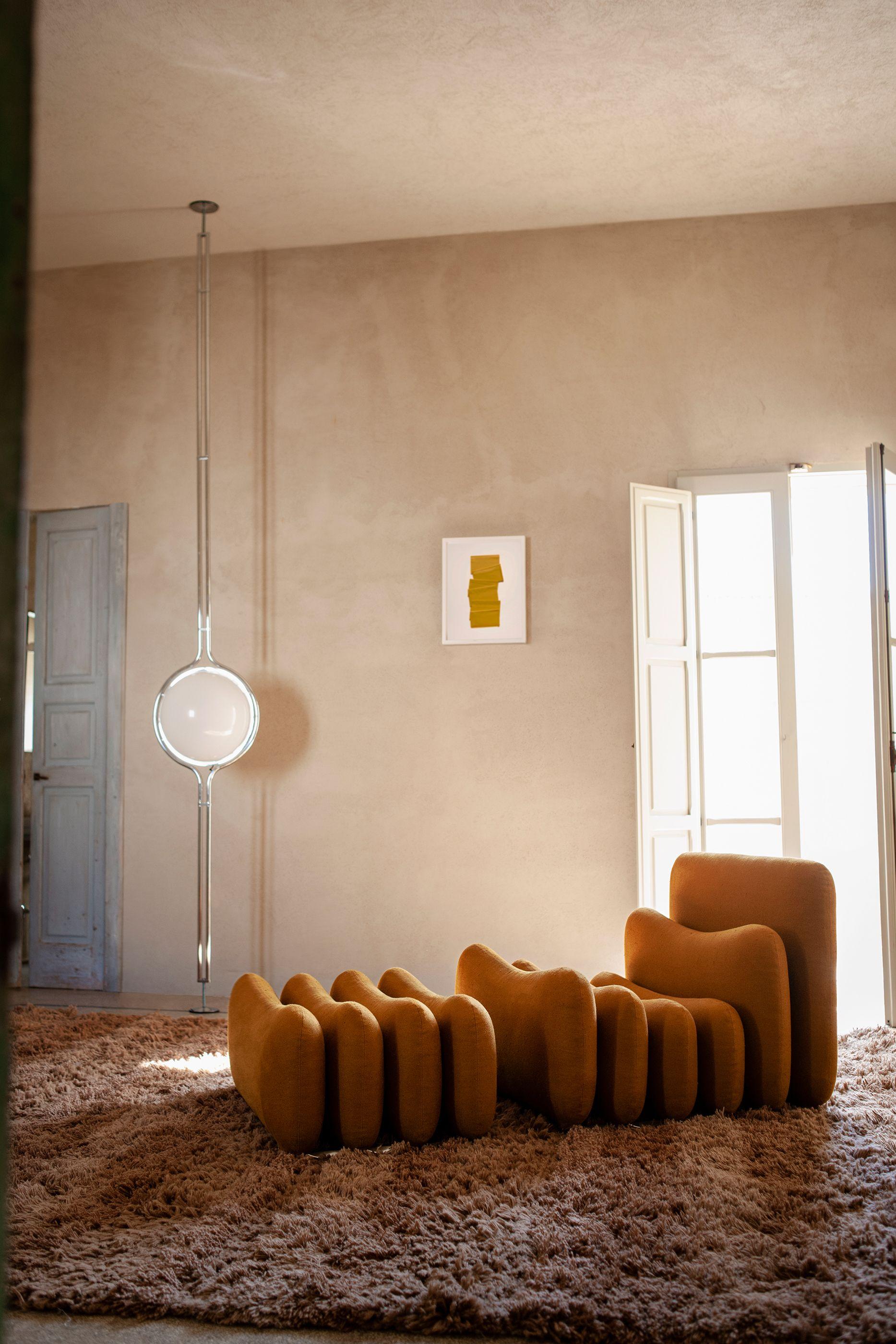 Alluminio Additional System – Armchair by Joe Colombo for Tacchini in vendita