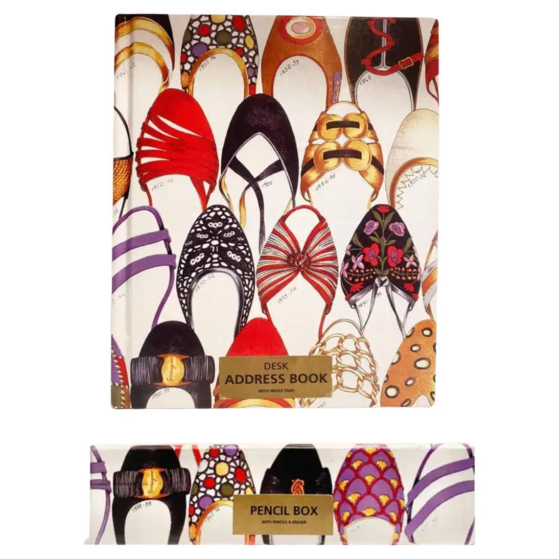Salvatore Ferragamo para V&A Agenda y estuche de lápices