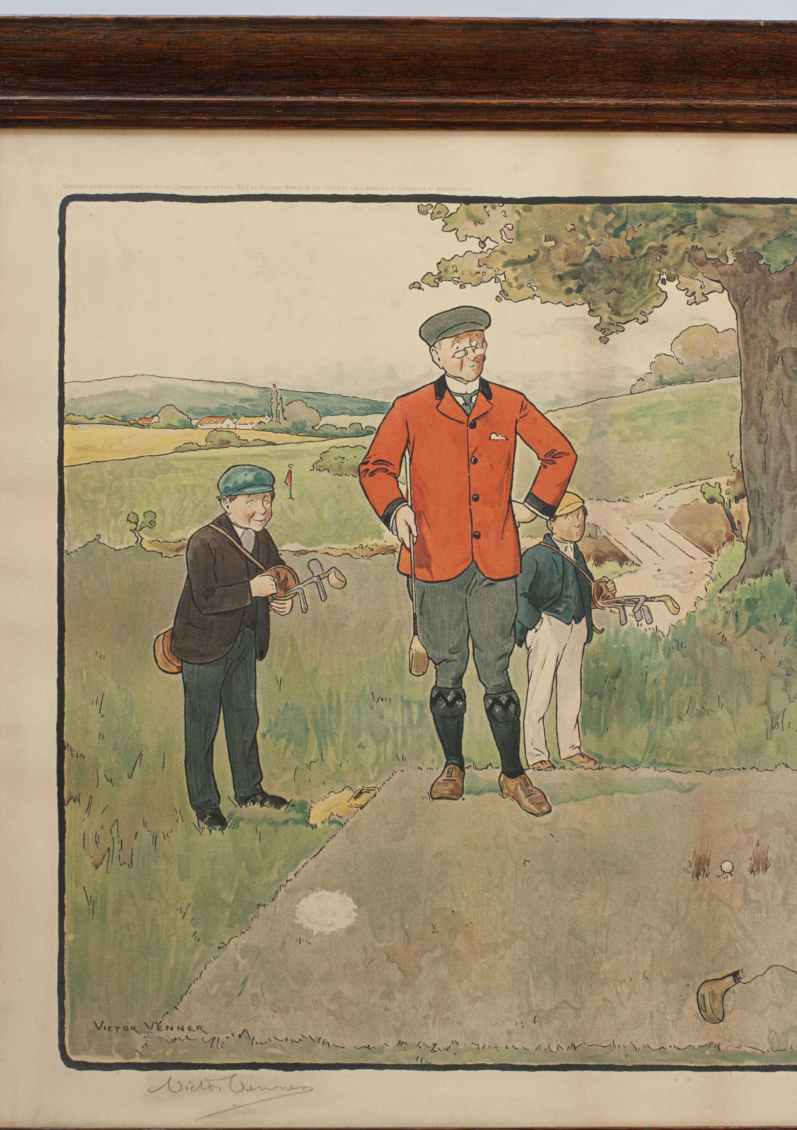 Papier Addressing The Ball and Ball, Victor Venner en vente