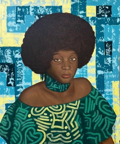 Abike (Nacida Para Ser Querida) - Siglo XXI, Contemporáneo, Figurativo, Retrato