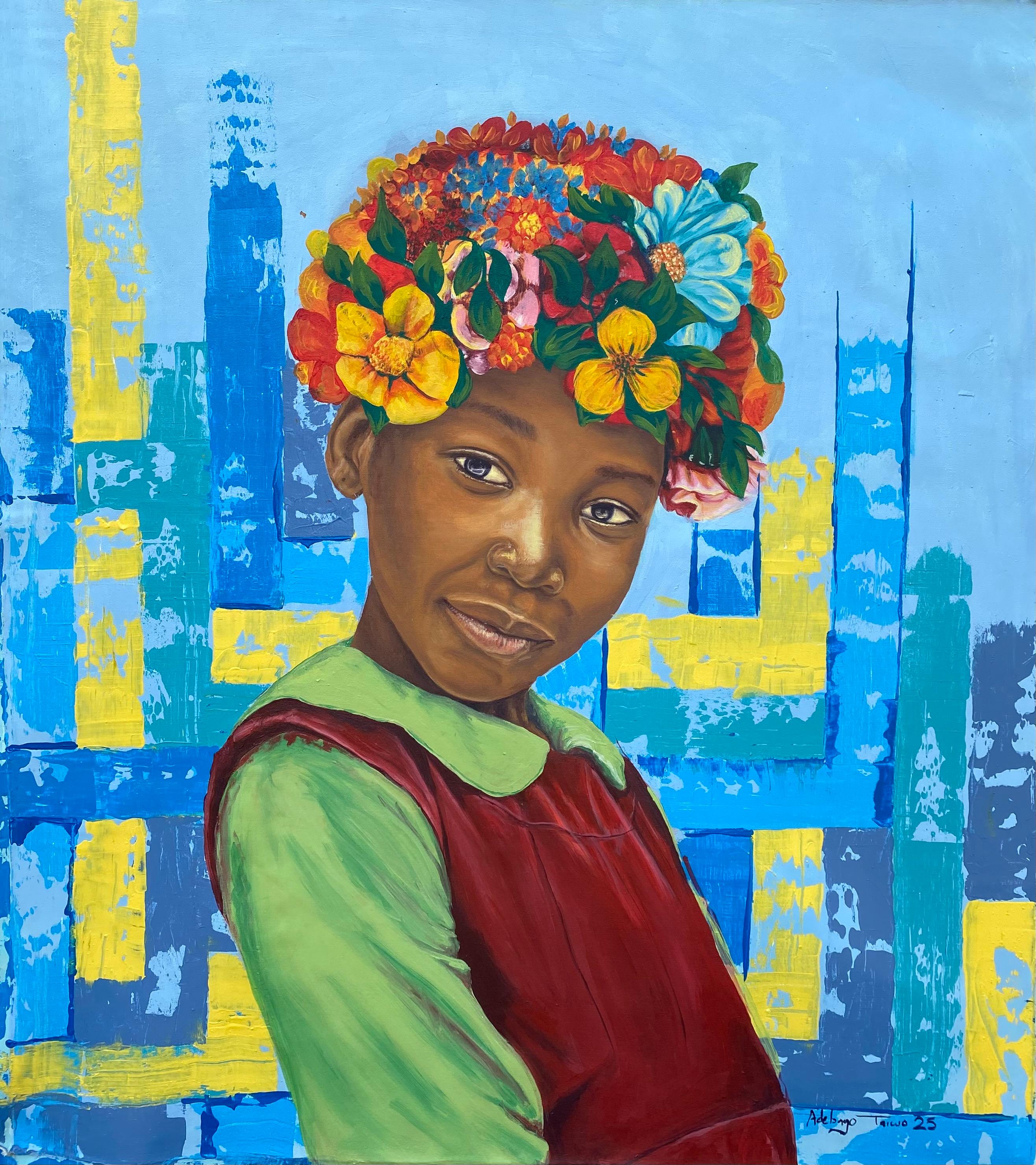 Becoming 1 - 21st Century, Contemporary, Figurative, Portrait, Women, Africa