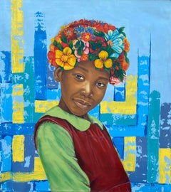Diventare 1 - 21° secolo, Contemporaneo, Figurativo, Ritratto, Donne, Africa