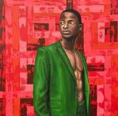 Caos y Elegancia -Siglo XXI, Contemporáneo, Retrato Figurativo, Hombres, Amor