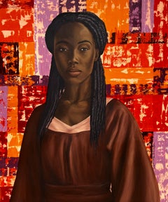Fractured Harmony -21st Century, Contemporary, Figurative Portrait, Women