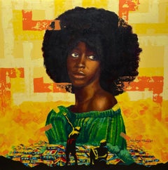 Striving in Haste - 21st Century, Contemporary, Figurative, Portrait, Women