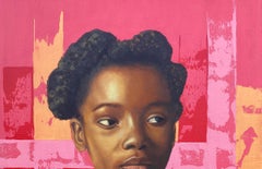 Seuil (Distance) - XXIe siècle, contemporain, figuratif, portrait, moderne