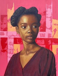 Seuil (Distance) - XXIe siècle, contemporain, figuratif, portrait, moderne