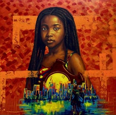 Wandering in Waiting - 21st Century, Contemporary, Figurative, Portrait, Women