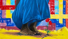 Ce qui reste - XXIe siècle, contemporain, figuratif, portrait, personnages, Afrique