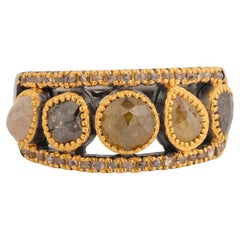 Adeitiy Magical Cosmic Cocktail Ring Made with Recycled Silver and Gold Plating