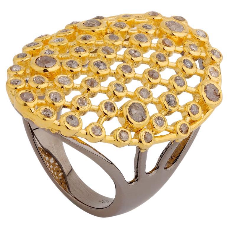 Indian Ring /gold finish Finger rings round bridal cocktail ring hand –  Glam Jewelrys