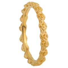 A.deitiy thin band made with recycled silver, and 18k gold plating A.deitiy thin band made with recycled silver, and 18k gold plating