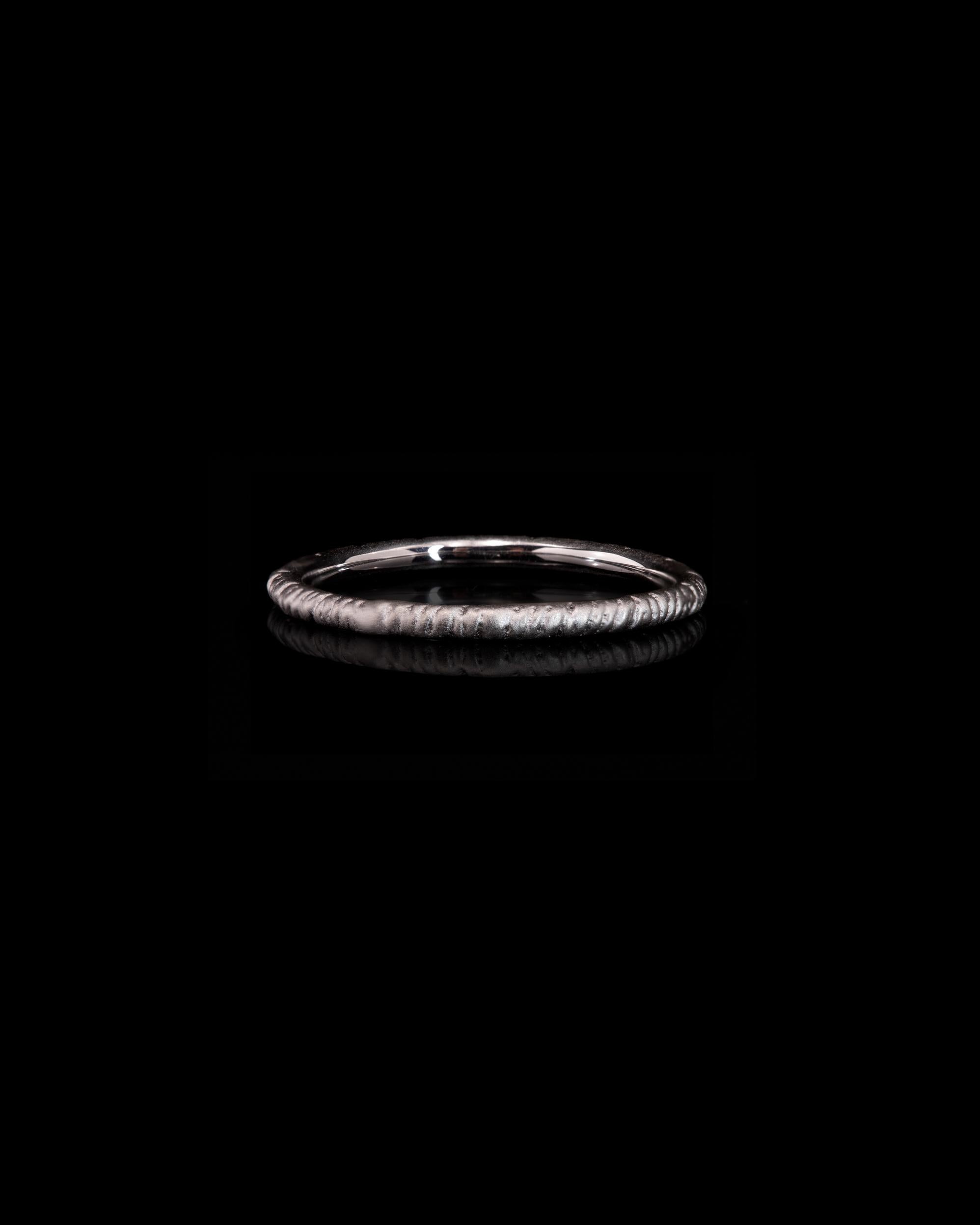 A.deitiy thin band made with recycled sterling silver, and silver plating For Sale 1