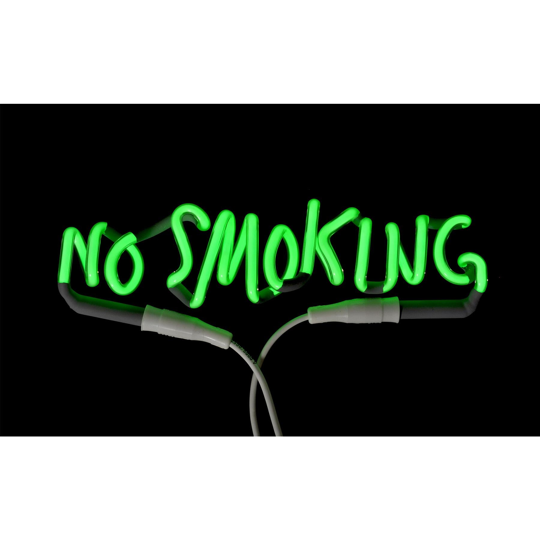 Adel Abdessemed 
No Smoking, 2012 
Neon Sculpture 
Edition of 30 
7.3 x 26.6 x 0.8 cm (2.9 x 10.5 x 0.3 in) 
Signed and numbered on certificate
In mint conditions, as acquired from publisher

Conceptual artist Adel Abdessemed, like William Lamson