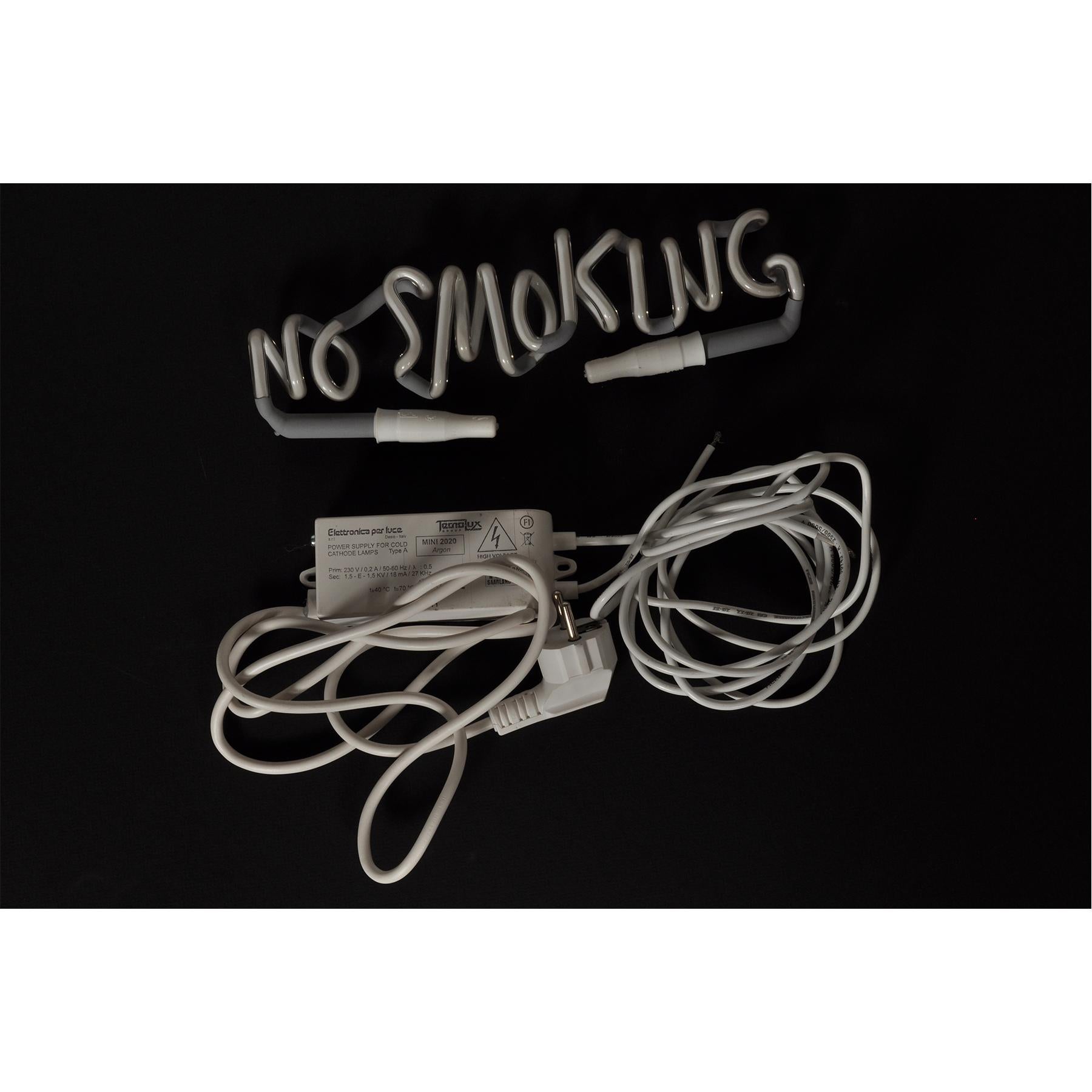 Adel Abdessemed, No Smoking, Édition Limitée, Neon Light, Multiple, Design en vente 4