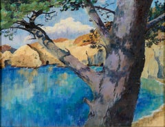 Point Lobos Cove, Carmel California Coastal Colors by Adelaide Bartleme