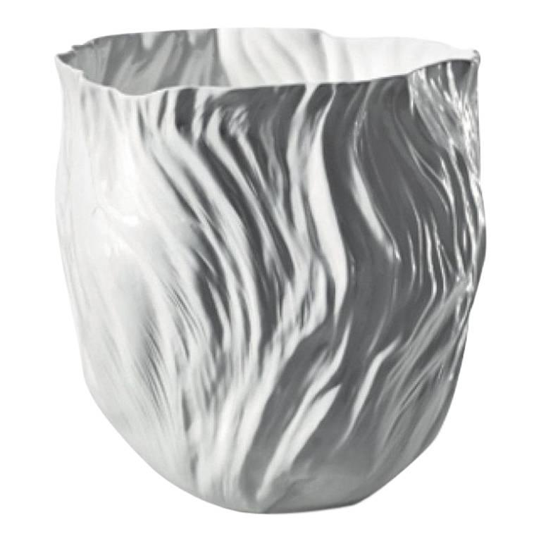 Adelaide I Medium White Vase by Xie Dong for Driade For Sale
