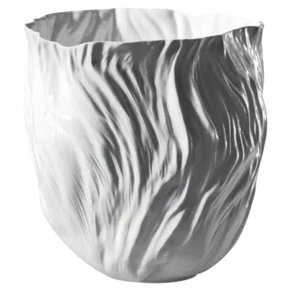 Adelaide I, Vase aus weißer Keramik von Driade