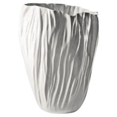 Adelaide IV Vase White Ceramic 24.5hcm By Driade