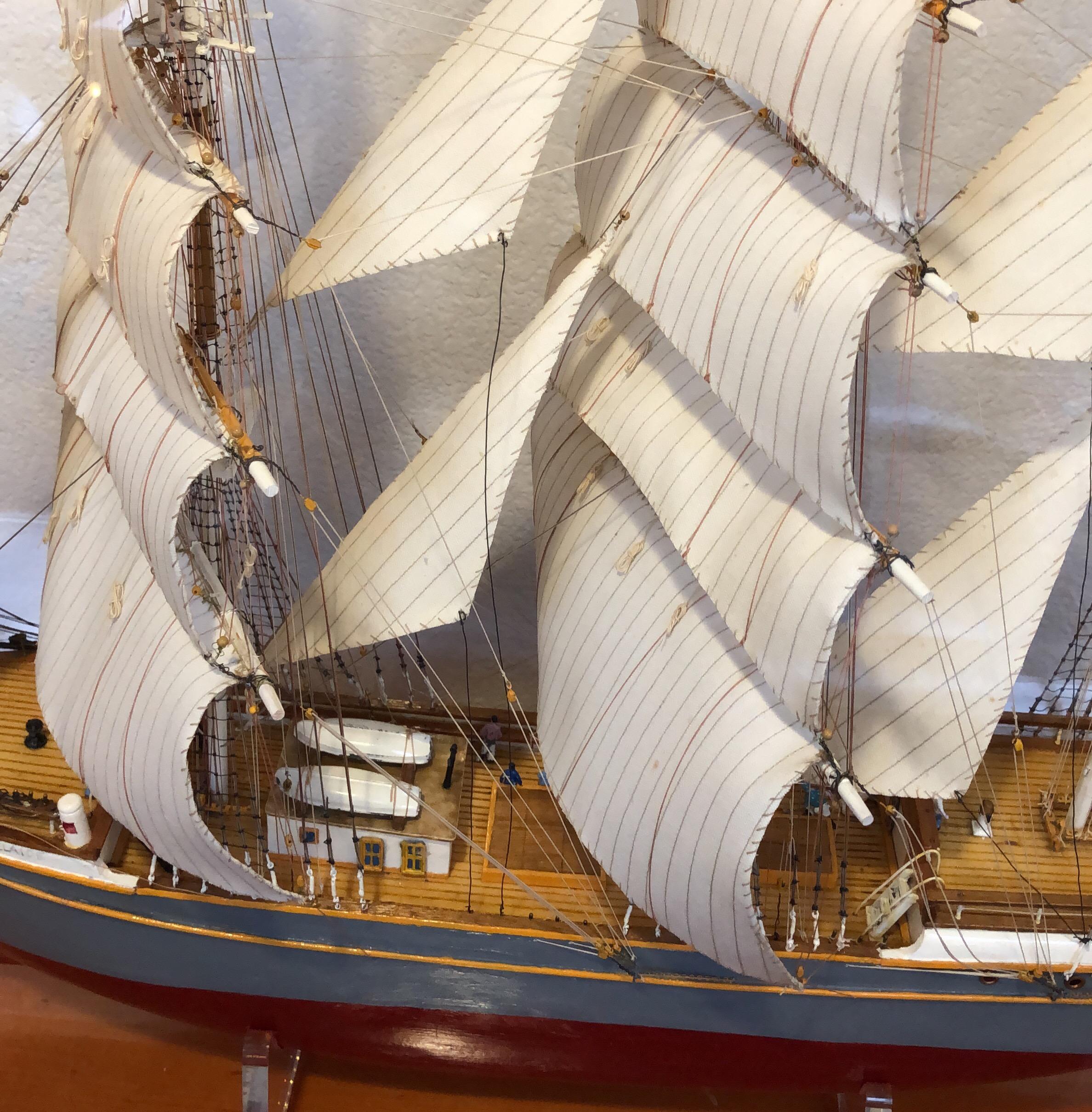 Adelaide Sailing Ship Model and Display im Angebot 11
