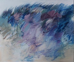 Antique American Modernist Signed Female Artist Abstract Expressionist Painting