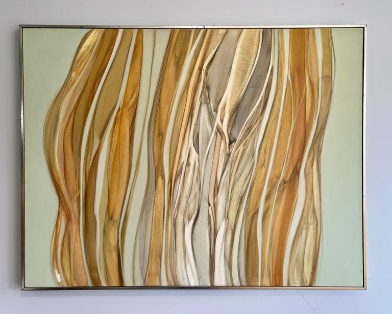 Adele Becker - Grande peinture à l'huile d'origine expressionniste ...