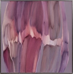 Vintage Signed Female Modernist Abstract Expressionist Naturescape Oil Painting