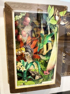 Homes Without Hands - Contemporary, Sculptured Book: Framed Mixed Media