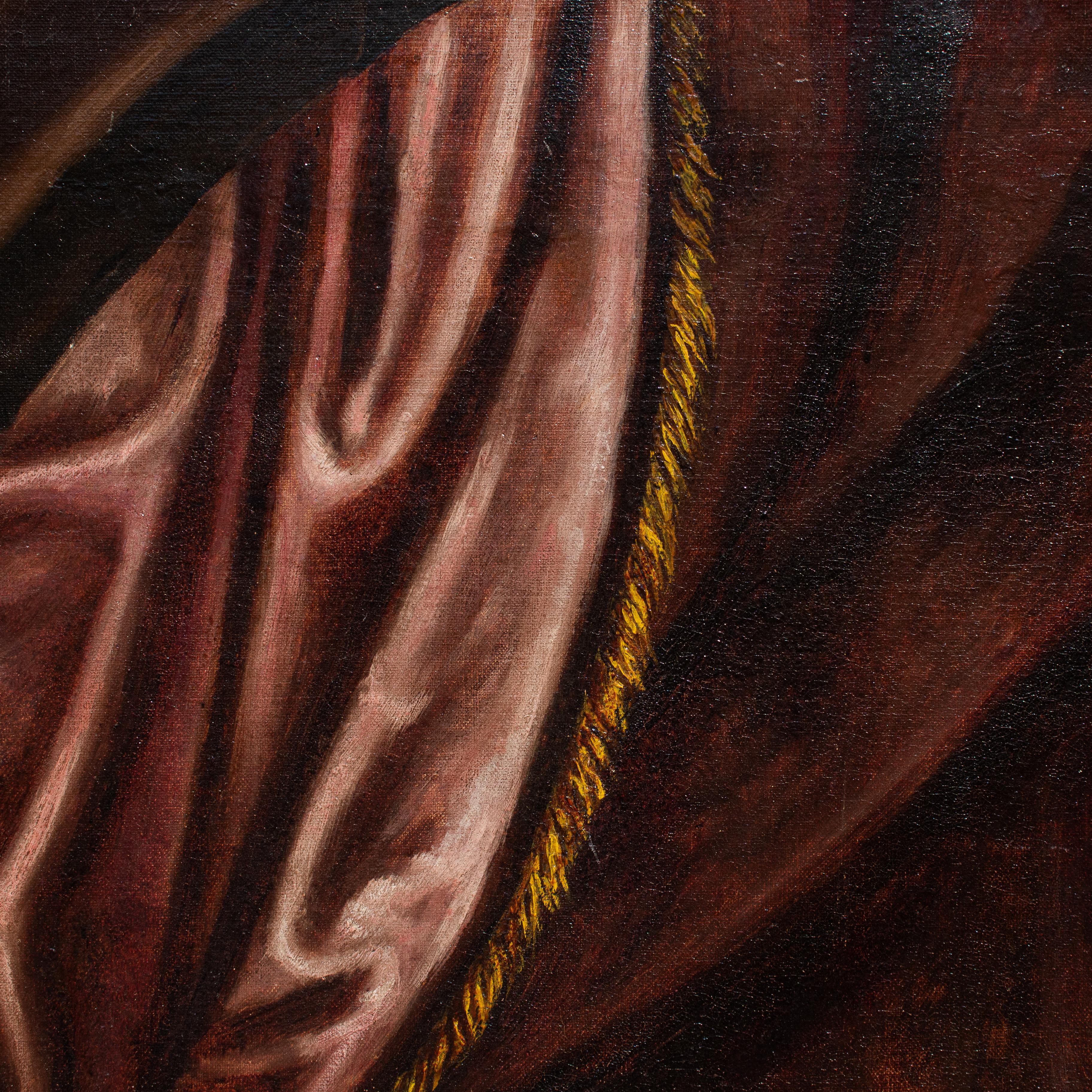 by Adele Pinot, Madonna in Adoration of the Child For Sale 9