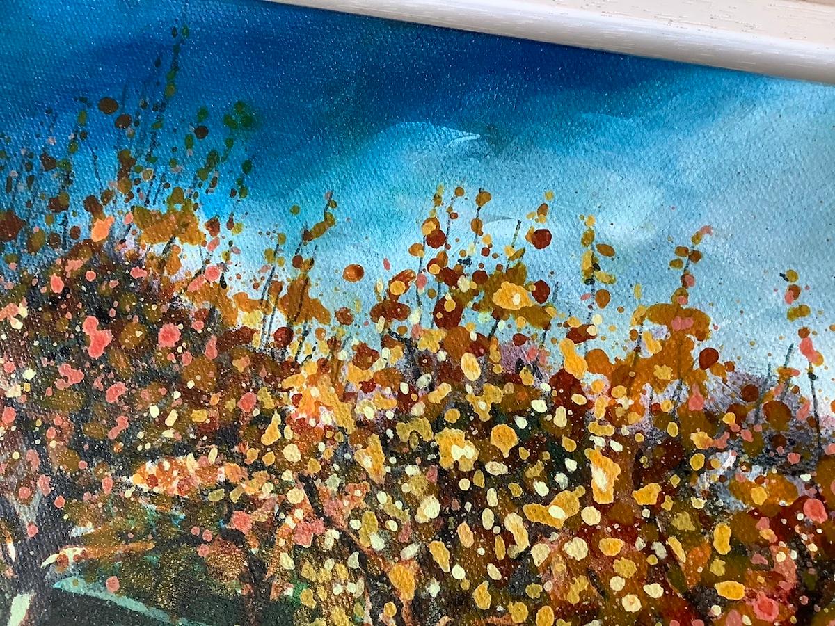 The Old Orchard by Adele Riley [2021]
original and hand signed by the artist 
Acrylic and acrylic inks on boxed canvas
Image size: H:30 cm x W:30 cm
Complete Size of Unframed Work: H:30 cm x W:30 cm x D:4cm
Sold Unframed
Please note that insitu