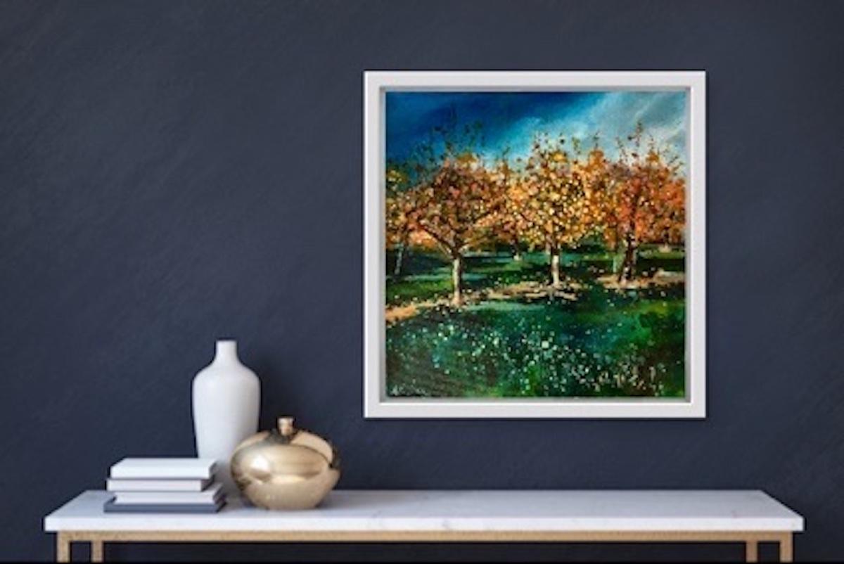 The Old Orchard by Adele Riley, Contemporary art, Original landscape painting  For Sale 2