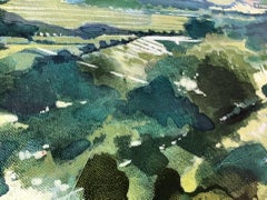 Adele Riley, Above and Beyond Cleeve Hill, Zeitgenössische Kunst, Originalgemälde