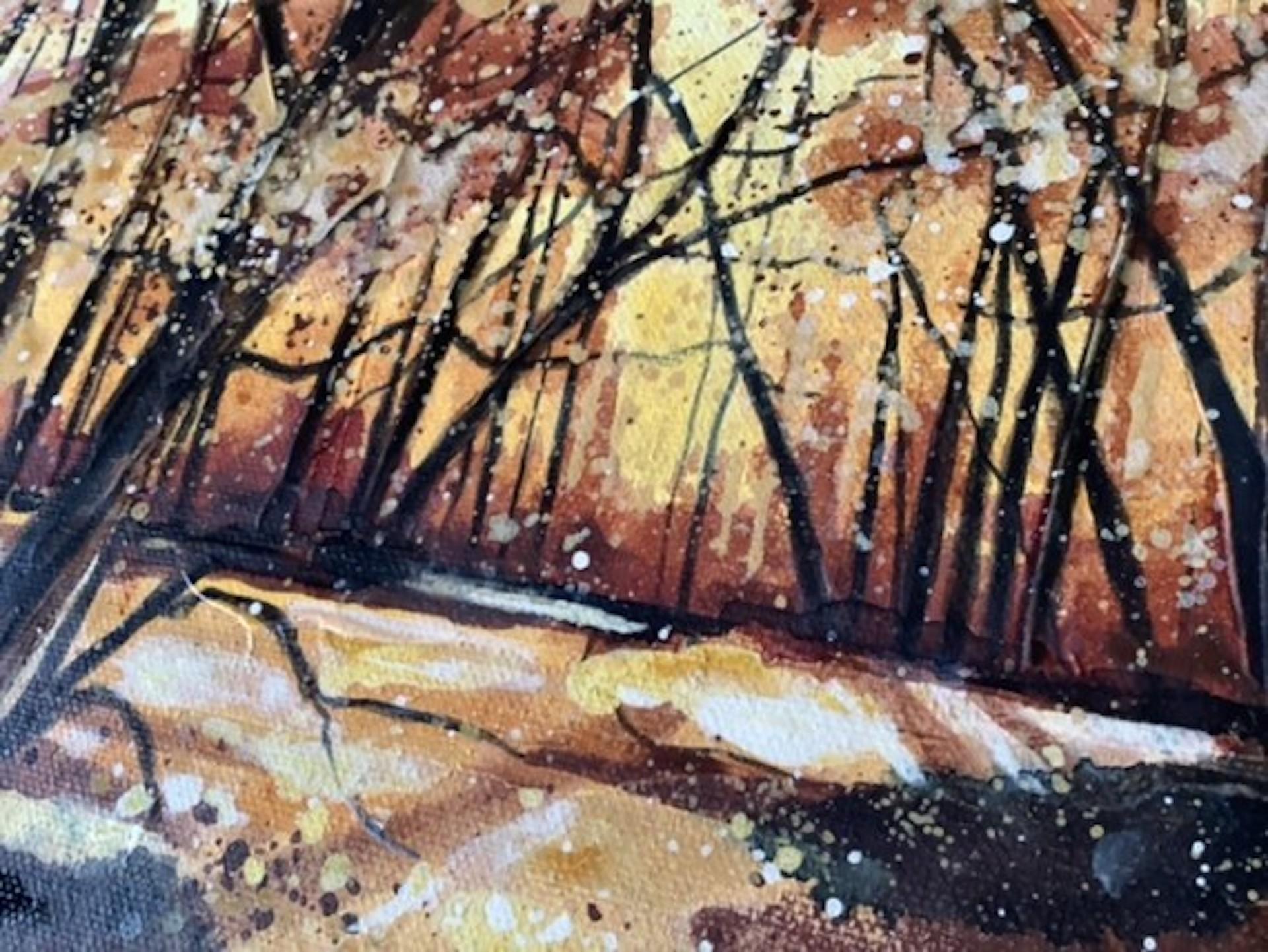 Adele Riley, Herbstlicht, Original-Landschaftsgemälde, zeitgenössische Kunst im Angebot 1