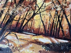 Adele Riley, Herbstlicht, Original-Landschaftsgemälde, Zeitgenössische Kunst