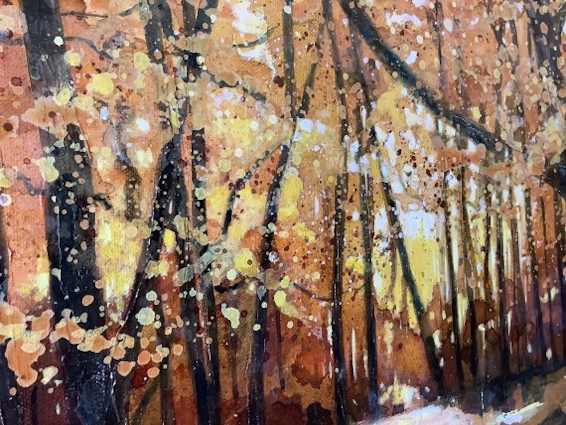 Adele Riley, Autumns Colours, Contemporary Landscape Art, Affordable Art For Sale 2