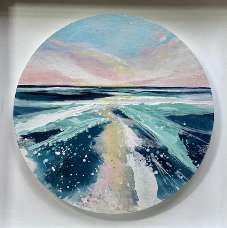 Adele Riley - Adele Riley, Blushed Skies, Original seascape panting For ...