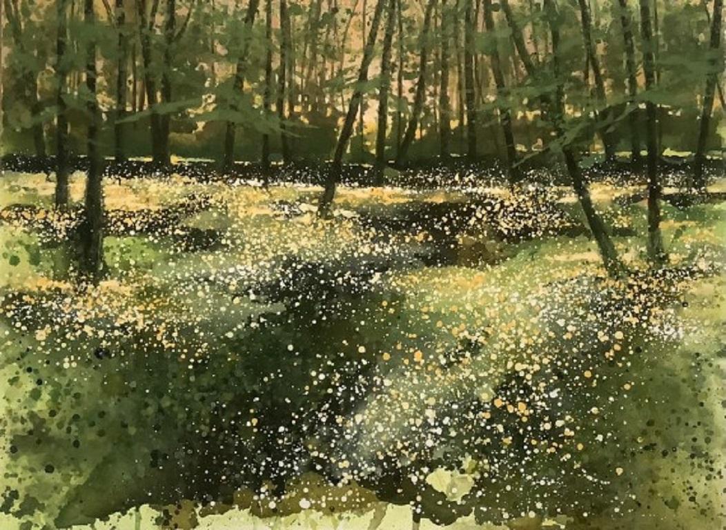 Buttercup Field By Adele Riley [2021]
original

Acrylic and acrylic inks on boxed canvas

Image size: H:60 cm x W:80 cm

Complete Size of Unframed Work: H:60 cm x W:80 cm x D:5cm

Frame Size: H:65 cm x W:85 cm x D:6cm

Sold Framed

Please note that