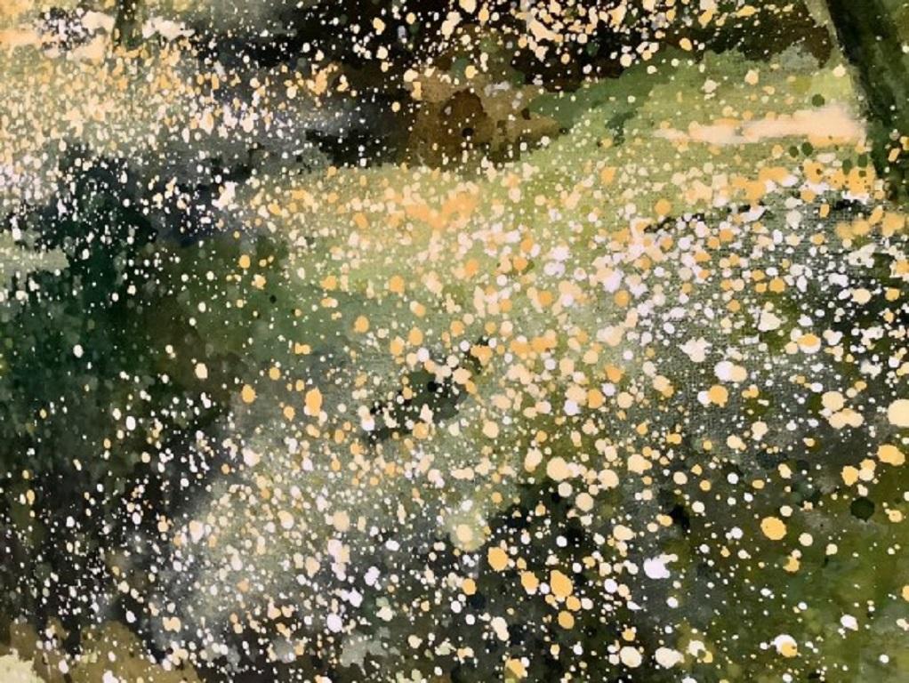 Adele Riley, champ en forme de coupe de beurre, peinture de paysage originale en vente 4