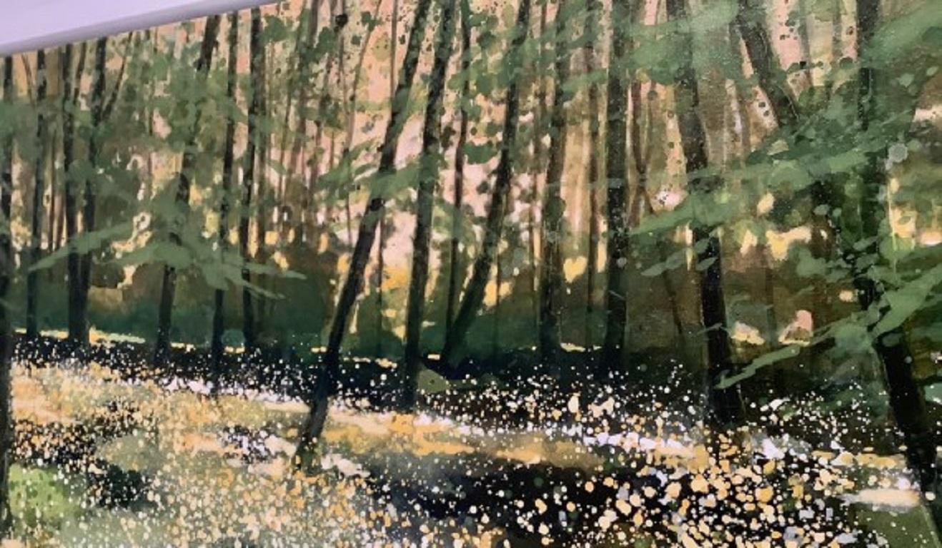 Adele Riley, Buttercup field, Original landscape painting